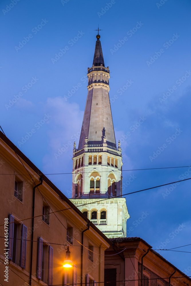 The tower of Modena, Emilia Romagna, Italy