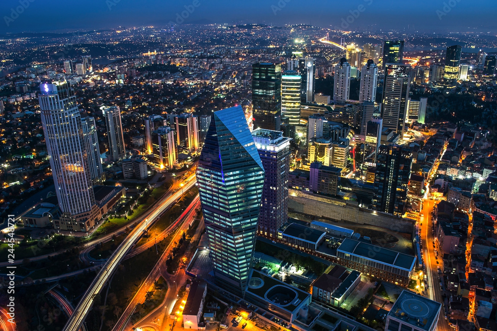 Obraz premium Aerial Scene , istanbul, TURKEY