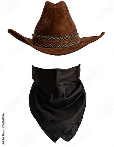 Hat and bandanna