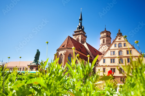 Stiftskirche and Fruchtkasten building, Stuttgart, Germany photo