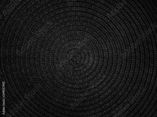 Dark black Abstract woven m...