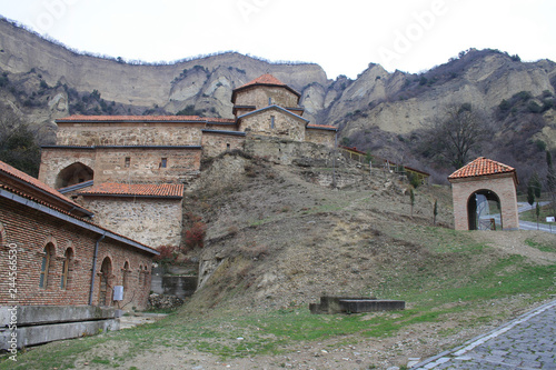 Mtskheta, Georgia. The Picturesque View Of Shiomgvime Or Shio-Mgvime Monastery, Medieval Monastic Complex. photo