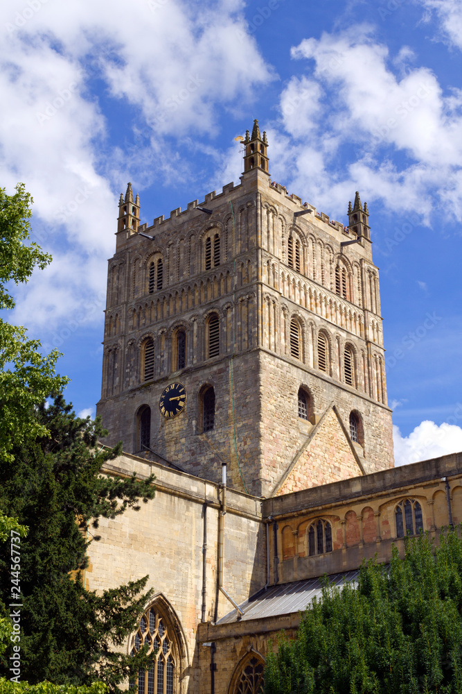 Picturesque Tewkesbury Abbey