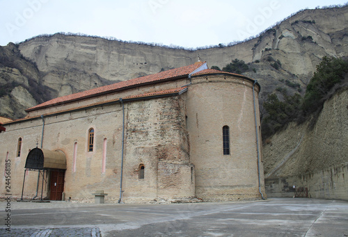Mtskheta, Georgia. The Picturesque View Of Shiomgvime Or Shio-Mgvime Monastery, Medieval Monastic Complex. photo