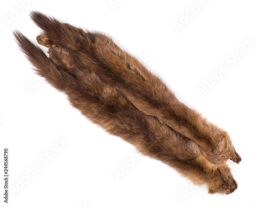 mink fur skins