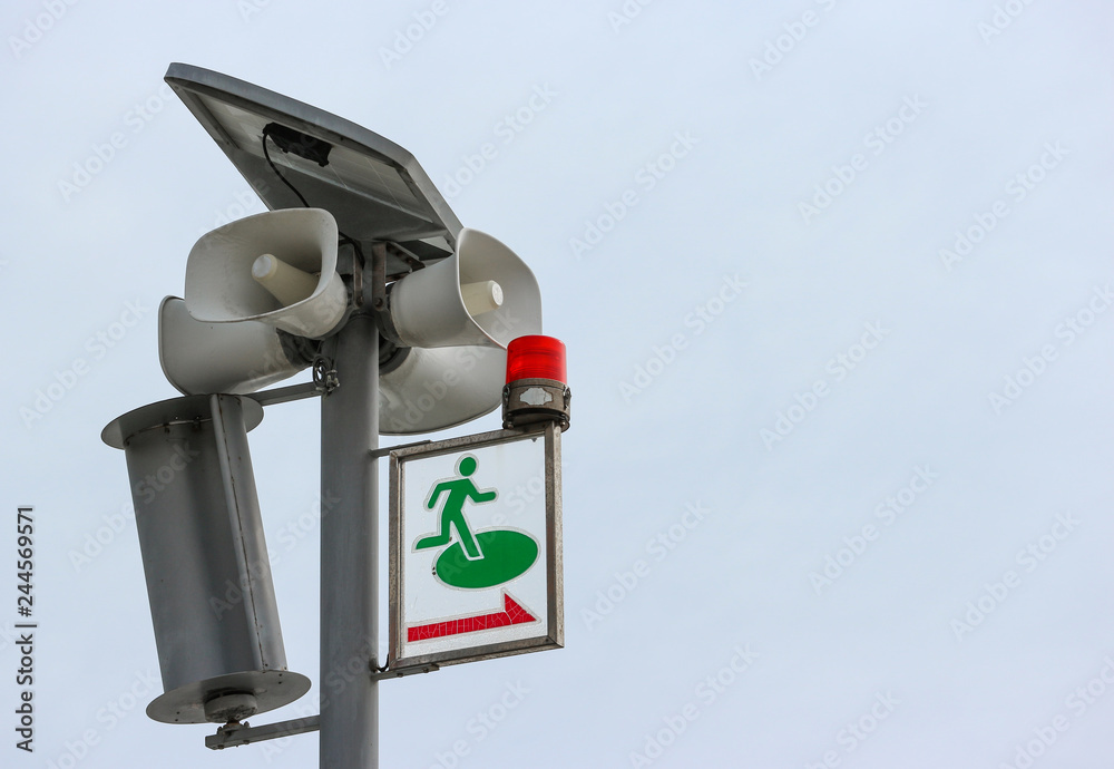 Japanese tsunami siren