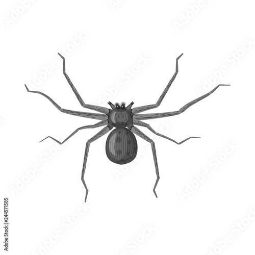 Isolated object of insect and fly sign. Set of insect and element vector icon for stock. © Svitlana