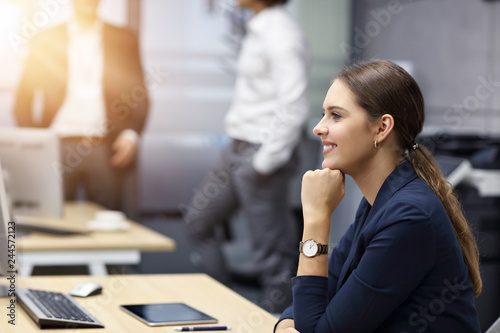Group of business people working in the office