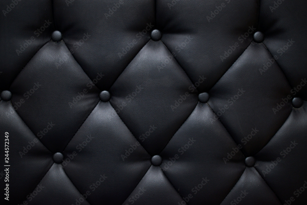 Fototapeta premium Black color sofa texture