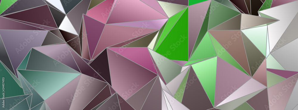 Triangular 3d, modern background