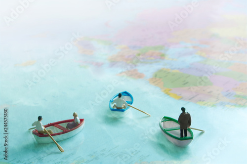 Global immigration concept © Pixelbliss