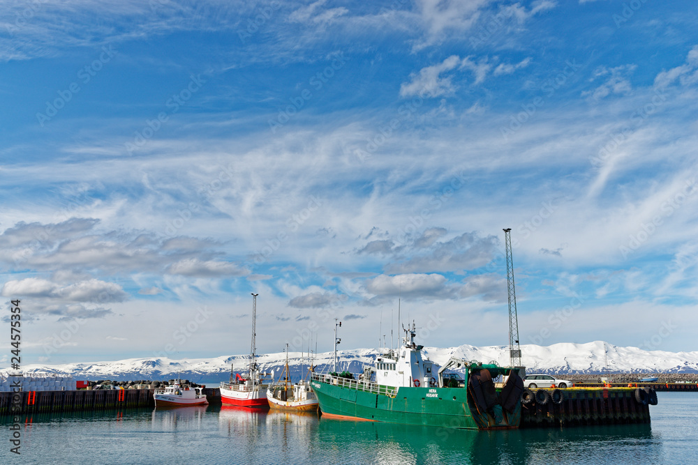 Hafen von Husavik, Island