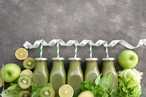 Green vegetable smoothies