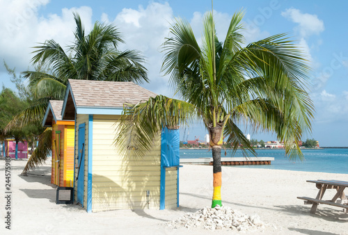 Nassau Beach Vending Booths © Ramunas