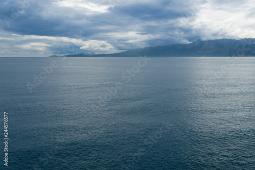 Beautiful sea view with blue sky