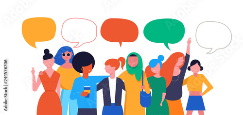 International Women s Day. Vector illustration, card, poster, flyer and banner.