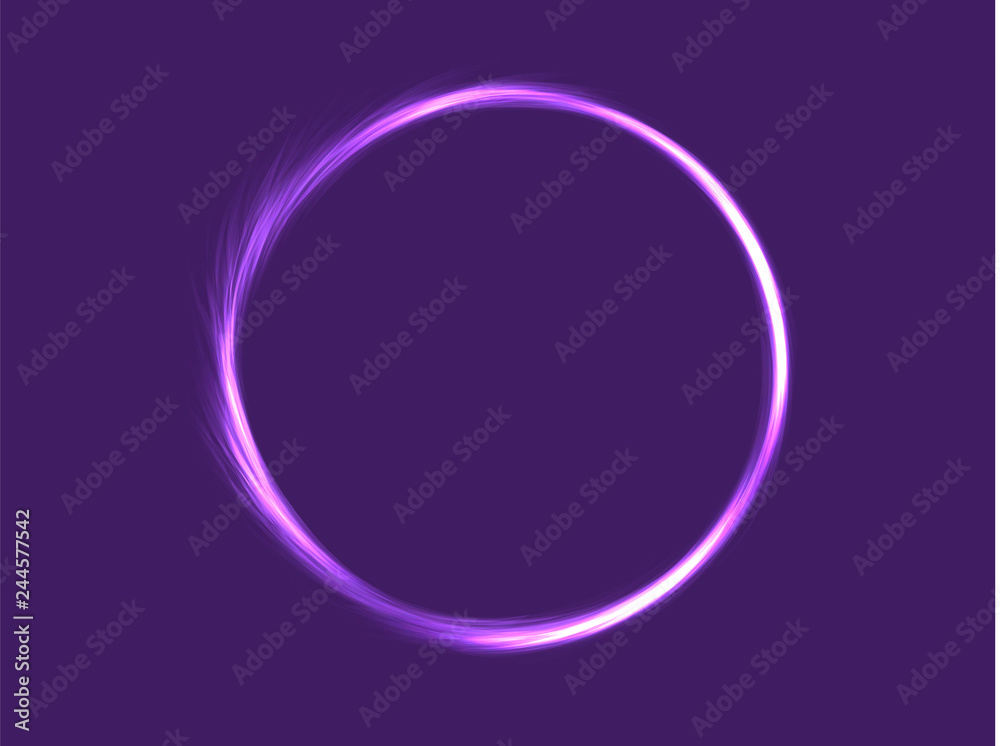 Night Club Neon Sign. Electric Banner Design . Neon Abstract Circle with Flares and Sparkles. Night Club Neon Sign. Electric Banner Design . Neon Abstract Circle with Flares and Sparkles.