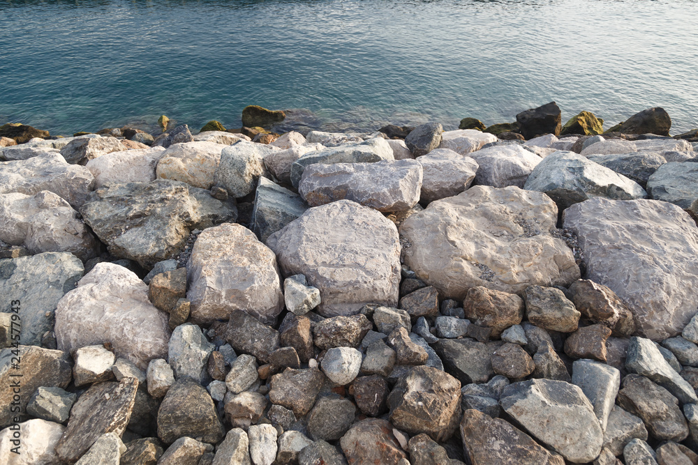 Rocks on the coast of UAE
