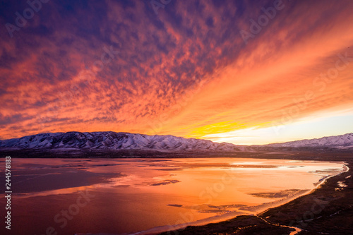 Utah Lake Sunset January 3