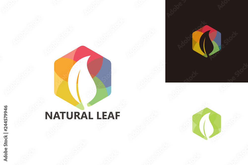 Natural Leaf Logo Template Design Vector, Emblem, Design Concept, Creative Symbol, Icon Natural Leaf Logo Template Design Vector, Emblem, Design Concept, Creative Symbol, Icon