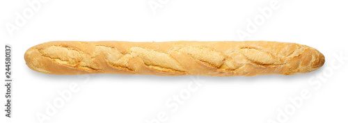 baguette on white photo