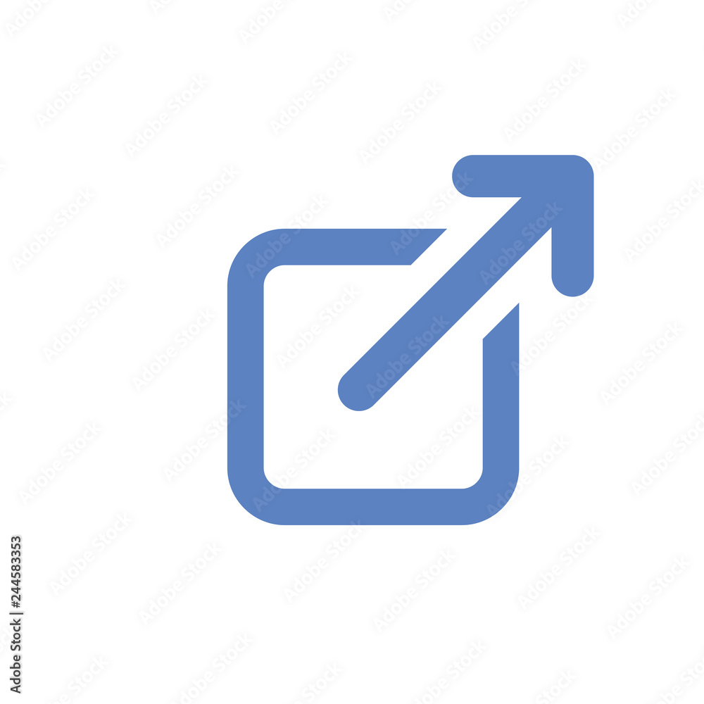 External Link Icon - Shows a user that they'll be leaving an app for a website External Link Icon - Shows a user that they'll be leaving an app for a website