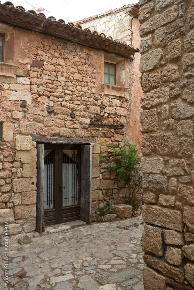 Siurana, a highland village of the municipality of the Cornudella de Montsant in the comarca of Priorat, Tarragona, Catalonia, Spain. Is a popular touristic landmark.