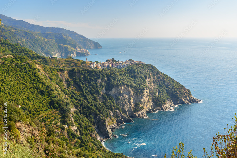 View of Corniglia. Cinque Terre. Italy