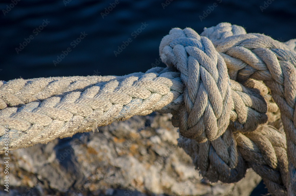 Fototapeta premium Rope in The Sea