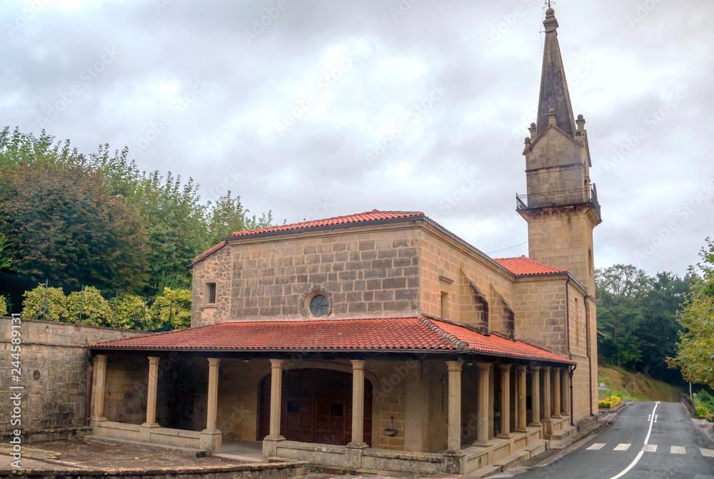 Church in spanish village