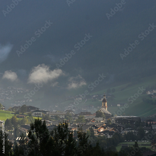 morgensonne auf neustift  im stubaital photo