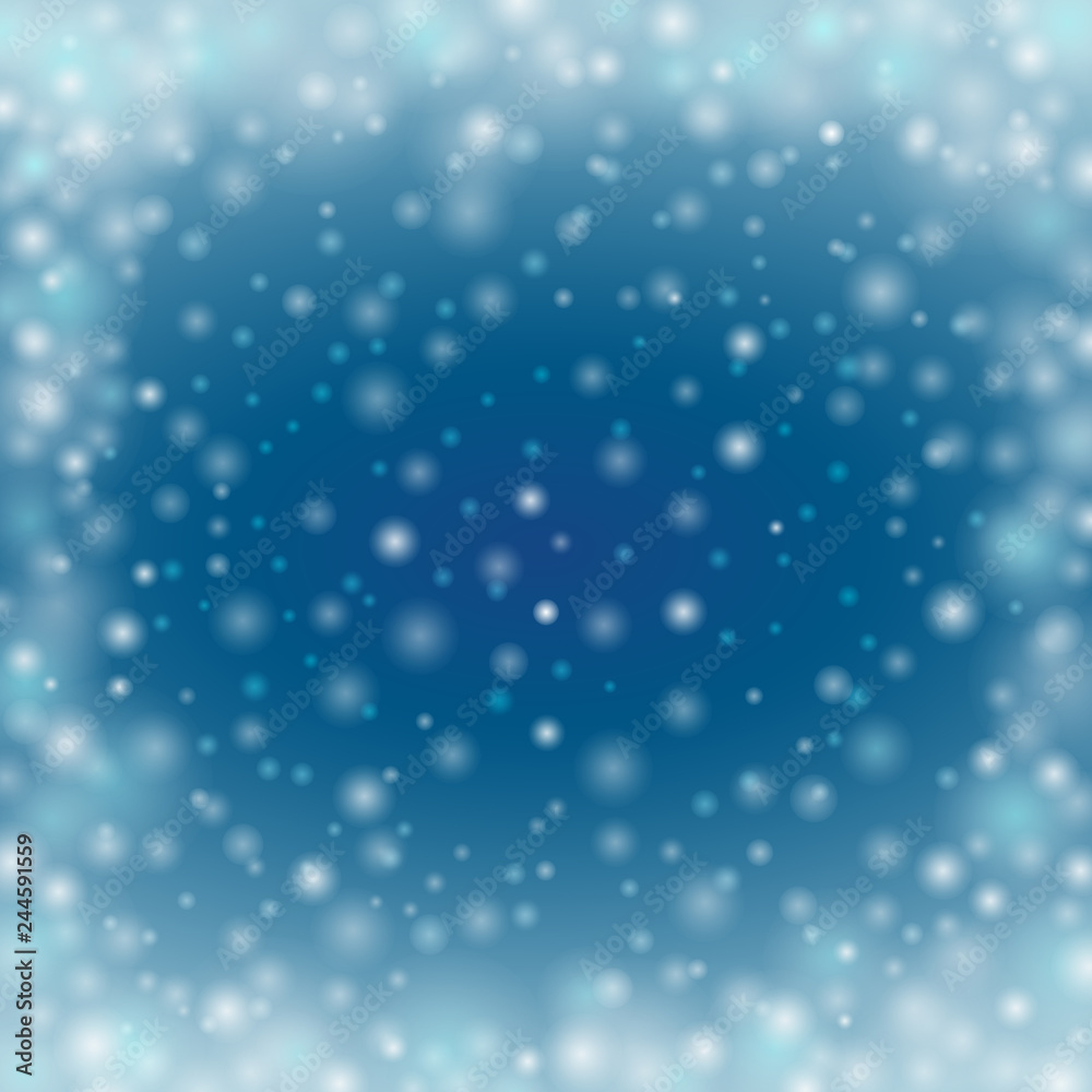Winter defocused glowing backdrop with blur dots Winter defocused glowing backdrop with blur dots