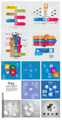 Infographic vector elements for business illustration