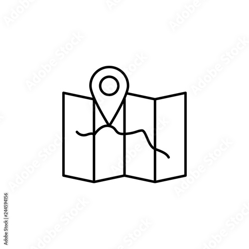 travel, funicular outline icon. Element of travel illustration. Signs and symbols icon can be used for web, logo, mobile app, UI, UX