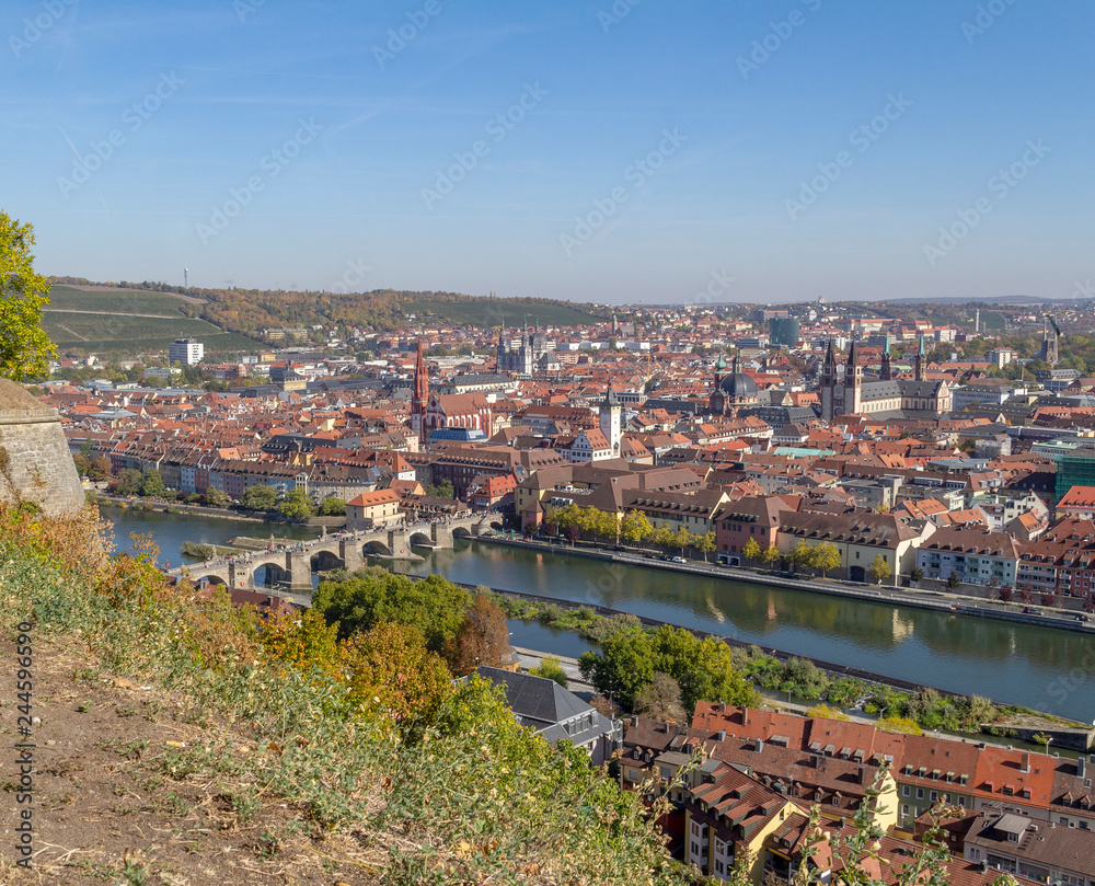 Obraz premium Wuerzburg in Bavaria