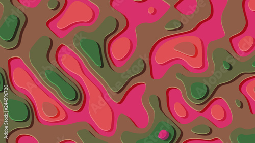 Background in paper style. Abstract colorful background.