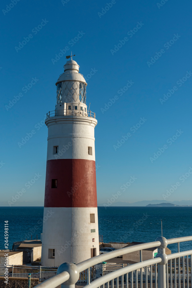 Lighthouse in Gibraltar in Spain
