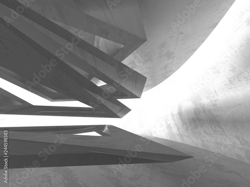 Abstract geometric concrete architecture background