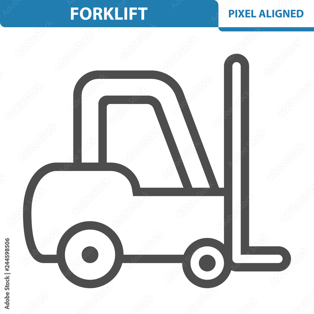 Forklift Icon Forklift Icon