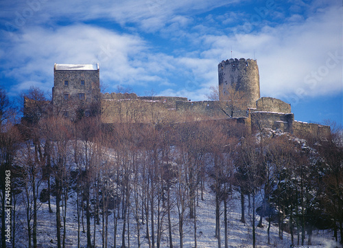 castle ruins in Bolkow, Poland photo