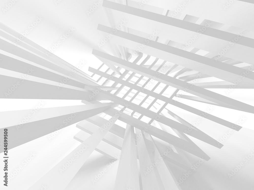 Abstract Modern White Architecture Background Abstract Modern White Architecture Background