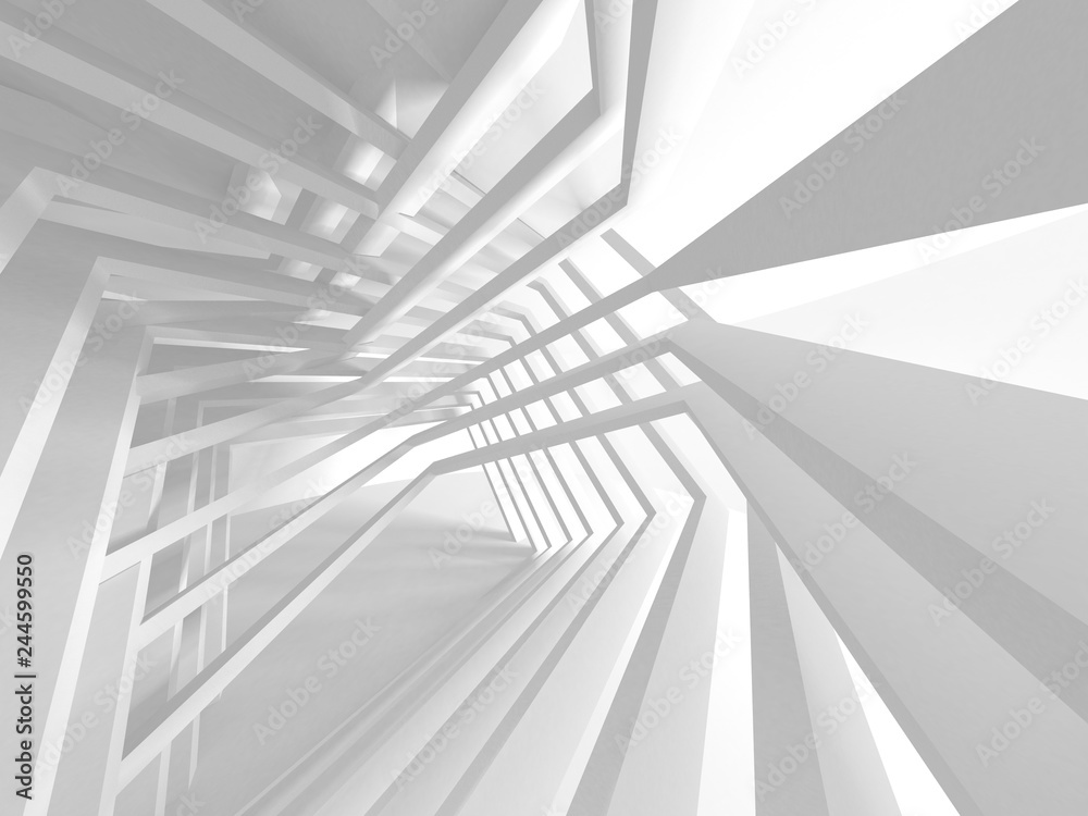 Abstract Modern White Architecture Background Abstract Modern White Architecture Background