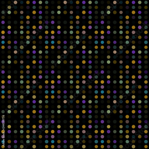 Wallpaper Mural Seamless abstract pattern background with a variety of colored circles. Torontodigital.ca