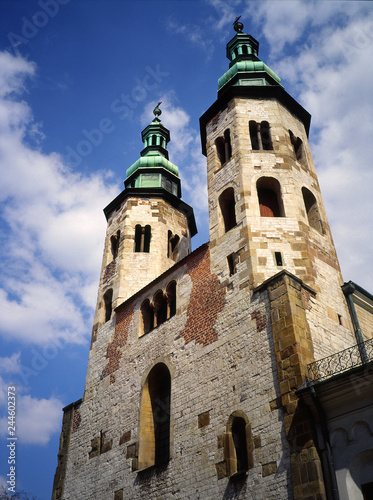 Krakow, Poland - April, 2010: church of St. Andrew © Maciej