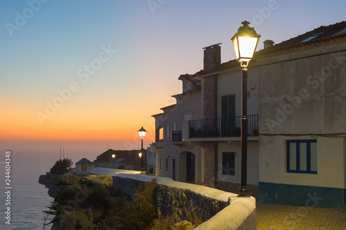 Old Town street  Nazare, Portugal
