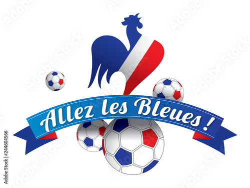 ALLEZ LES BLEUES COQ FRANÇAIS