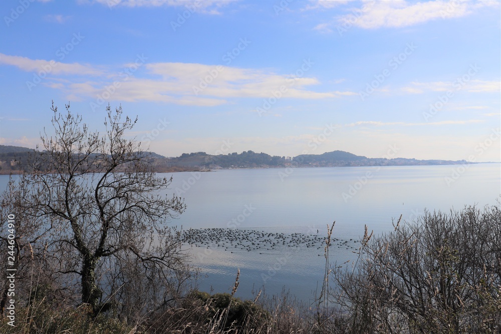 Fototapeta premium ETANG DE BERRE - BOUCHES DU RHONE - FRANCE