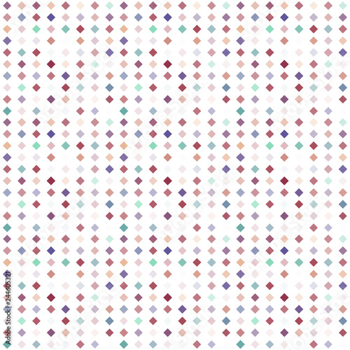 Abstract seamless pattern background with multicolored various rhombuses.