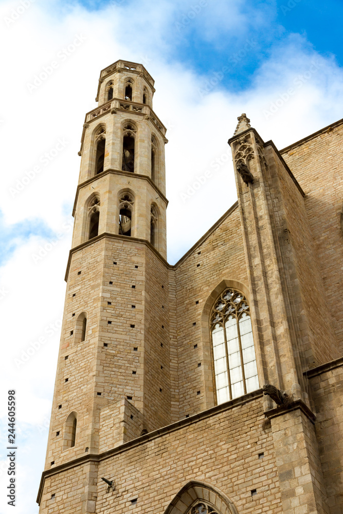Santa Maria del Mar (1383) is a church in Barcelona, Spain