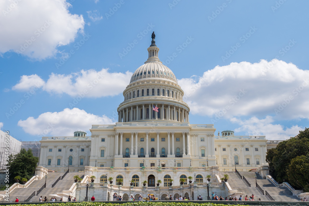 Naklejka premium washington, United States, August 2017,capitol